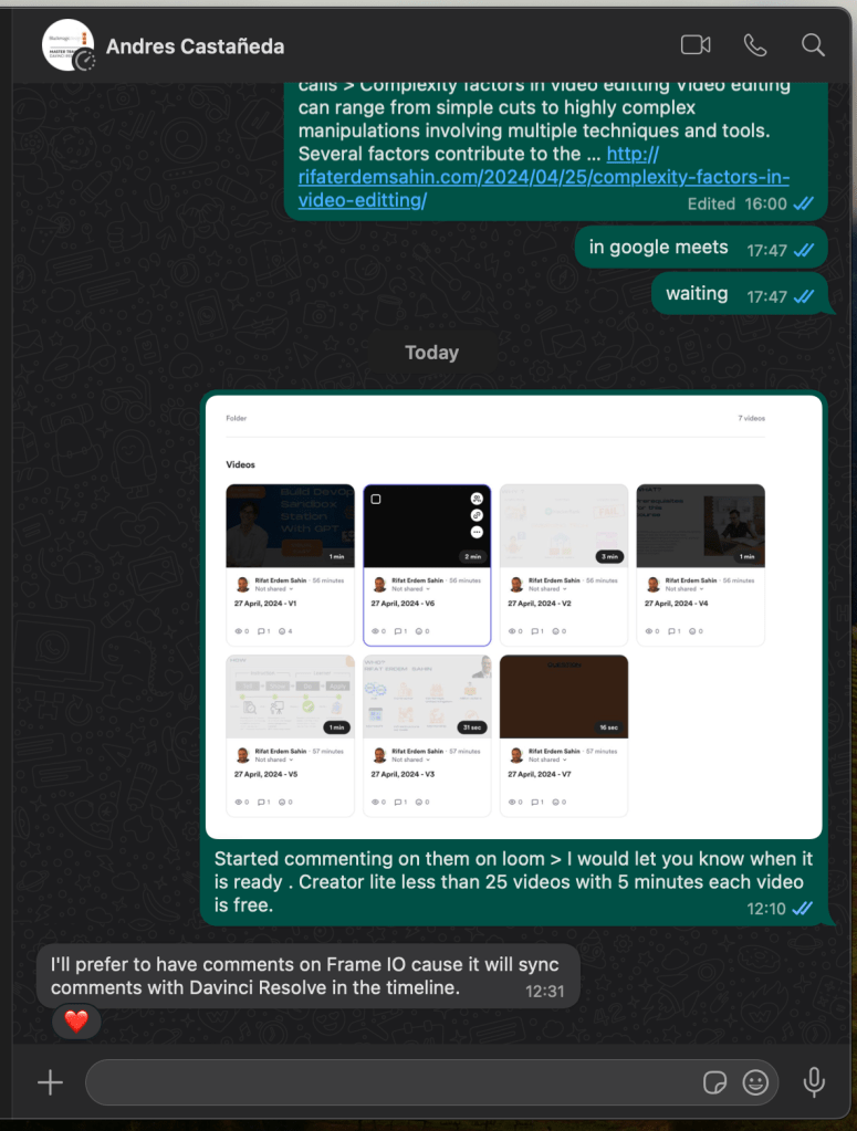 video editor delegation 43