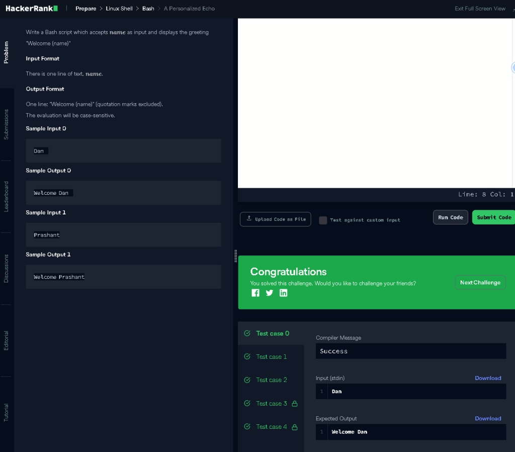 hackerrank as leverage 7