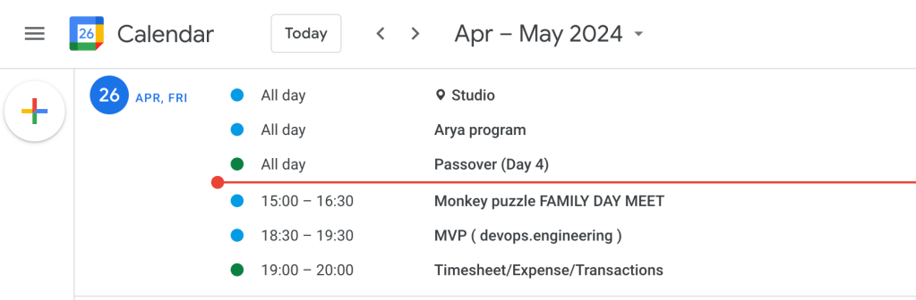 friday plan 1