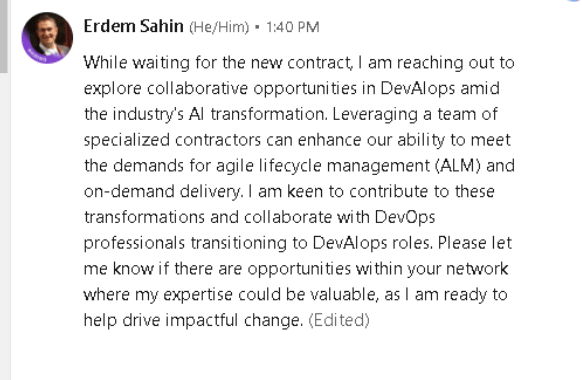 linkedin back to 1