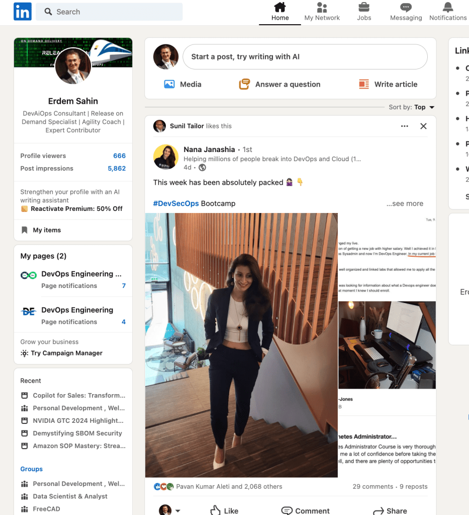 linkedin back to 4