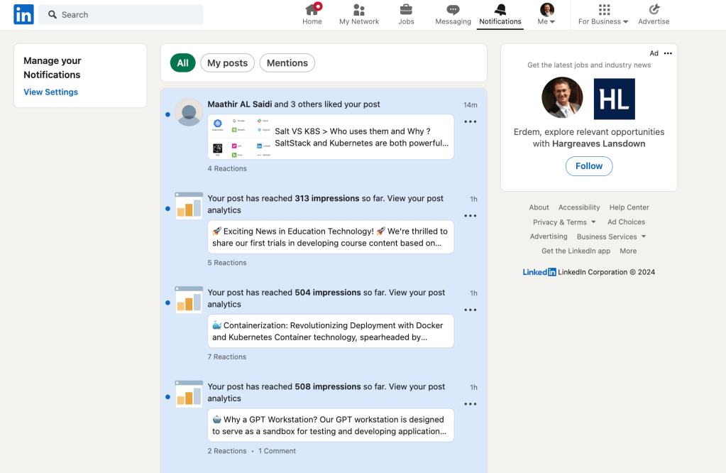 linkedin back to 5