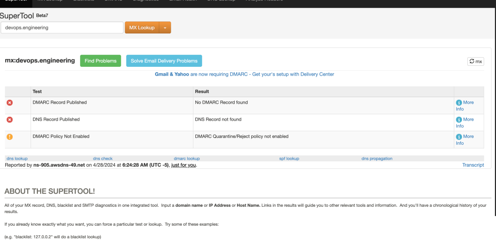smtp error setup 3