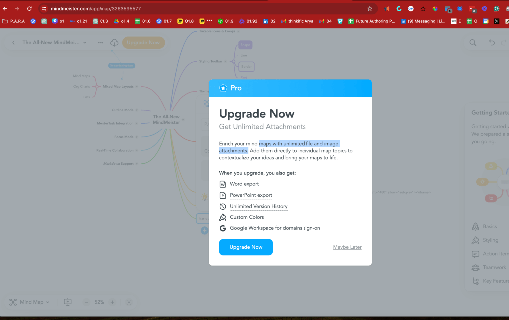 mindmaps are not 1