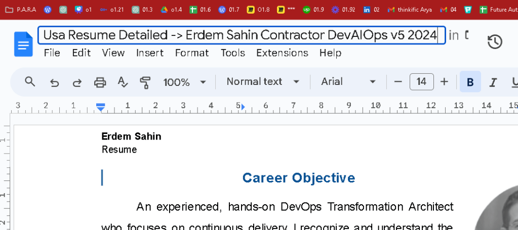 cv updates 12