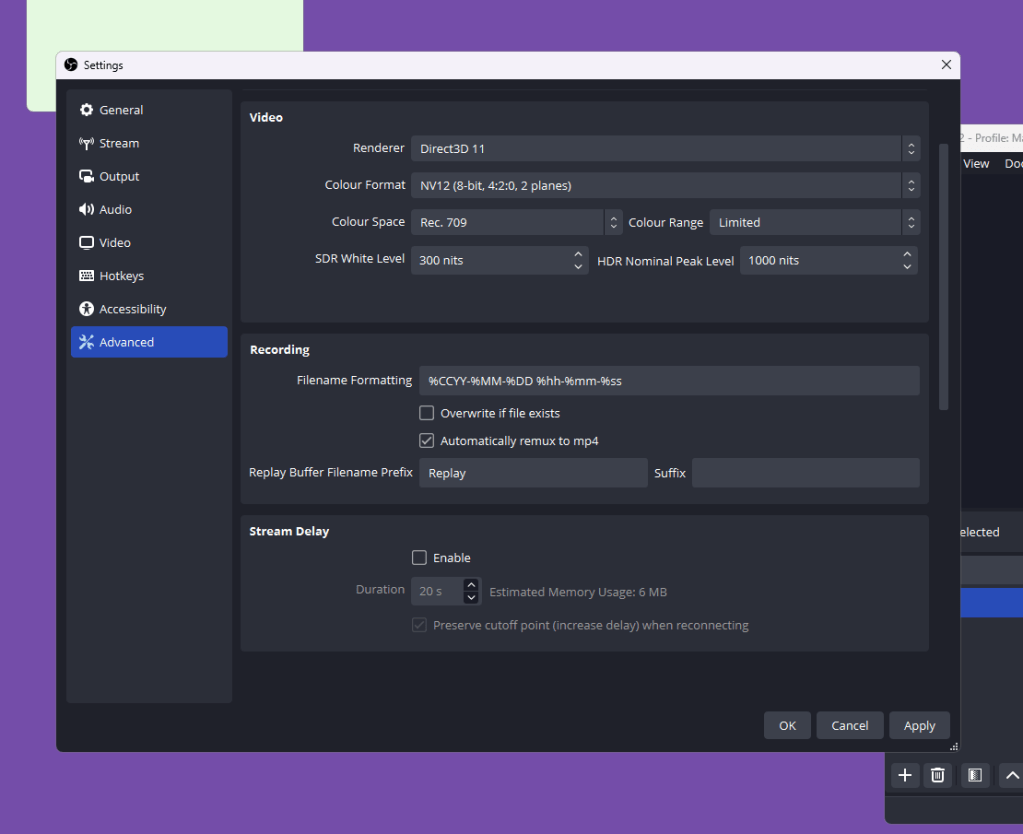 auto remux to 1