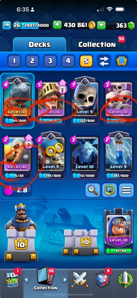 for level 10 5