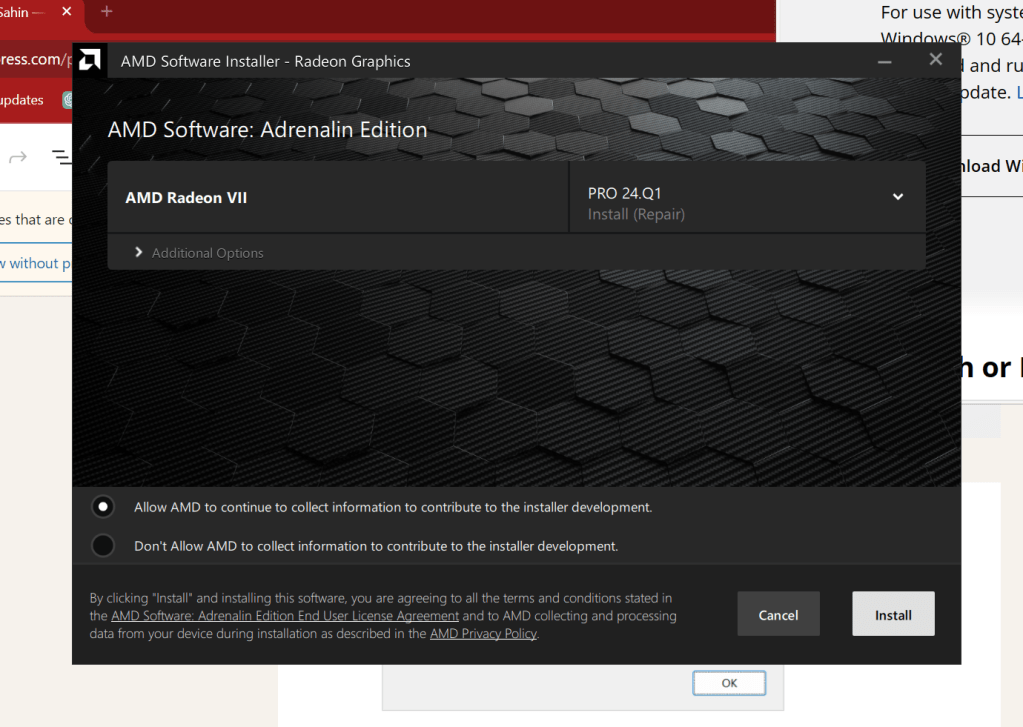 amd egpu error 4