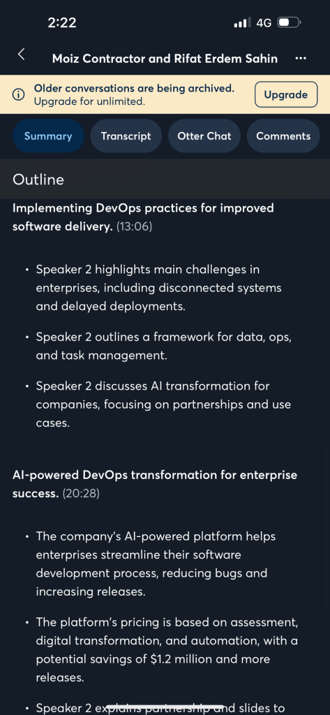 partnership calls summary 3
