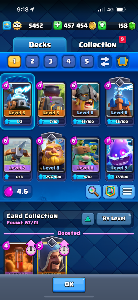innovative deck versus 1
