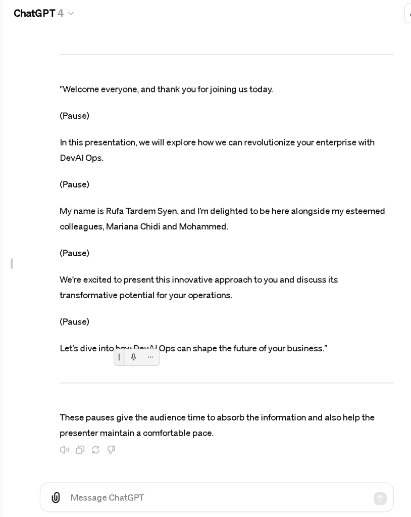 update the presentation 3