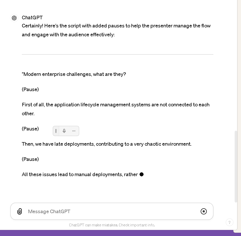 update the presentation 5