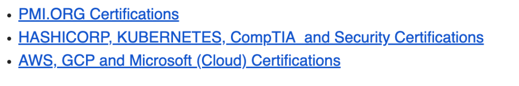 certifications in 2024 1