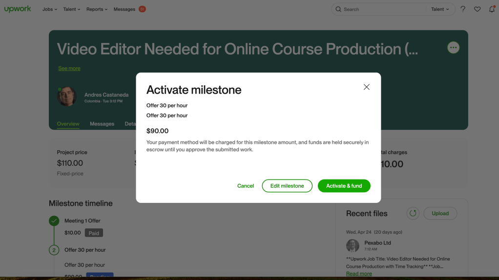 editor payments and 2