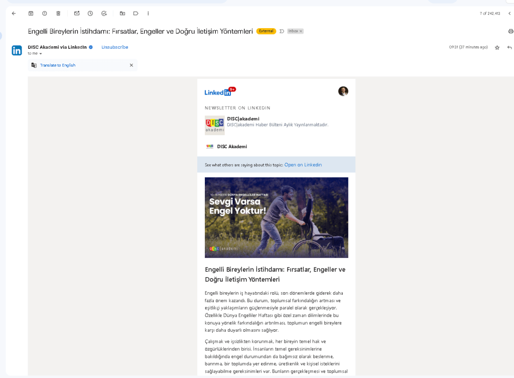 linkedin news letters 1