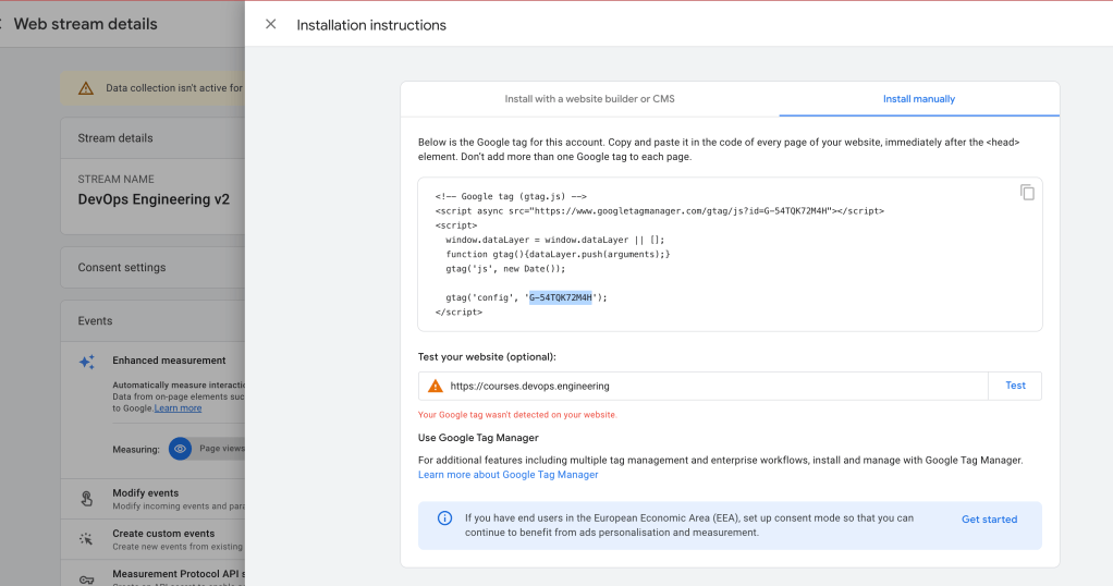 thinkific google analytics 1