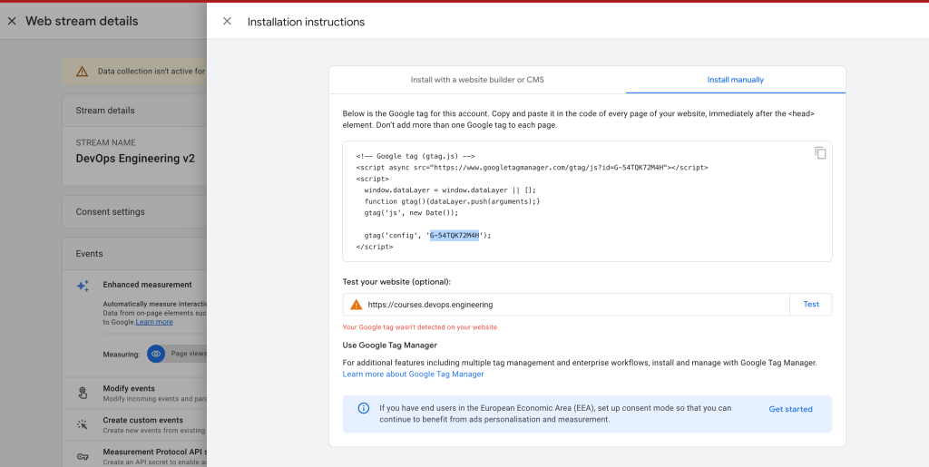 thinkific google analytics 2