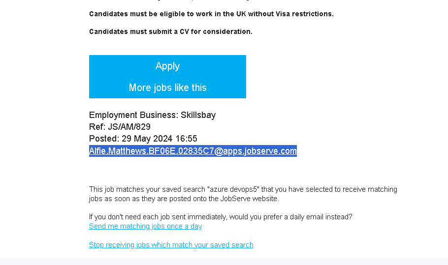 jobserve could be 1