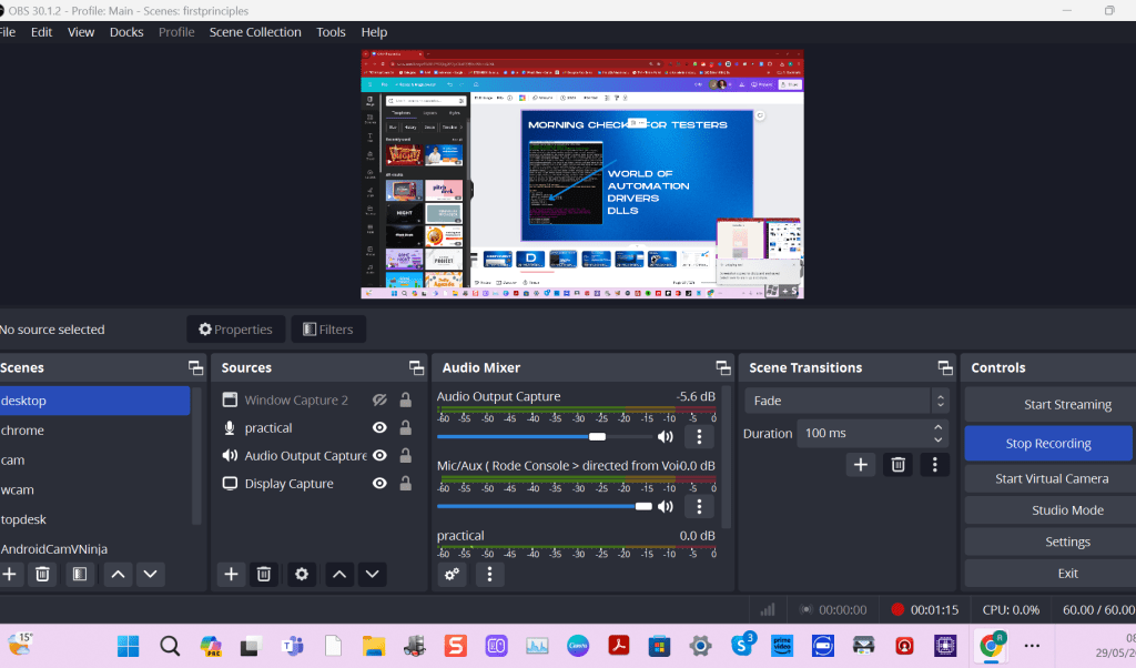 training desktops setup 3