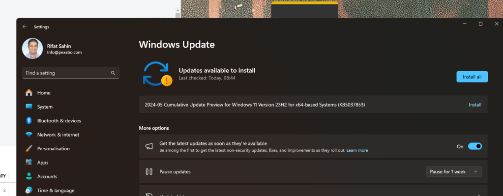 major update gt 1