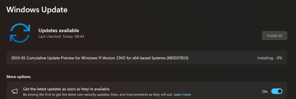 major update gt 2
