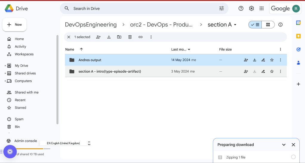 using drive as 1