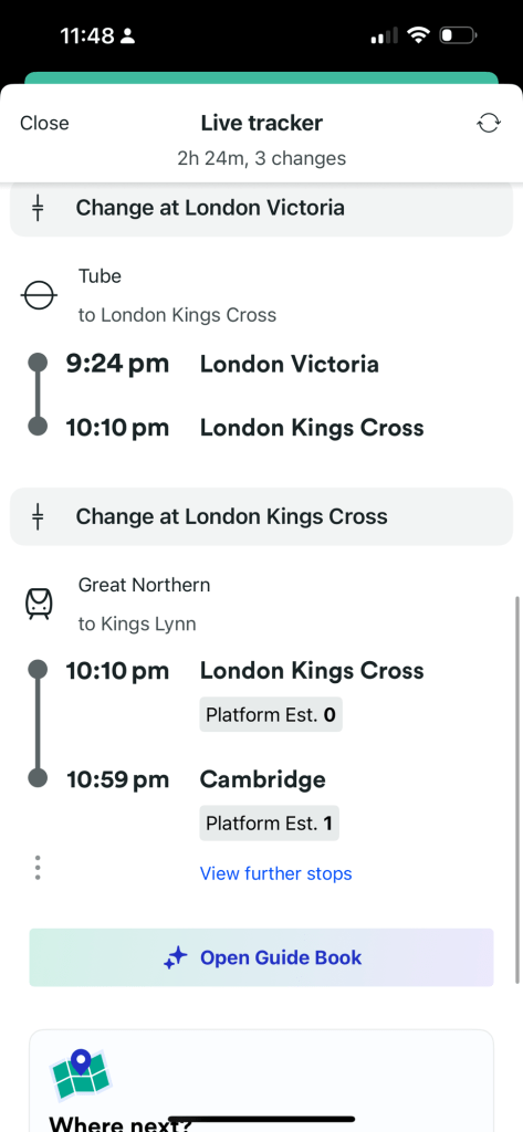 travel plan guildford 4