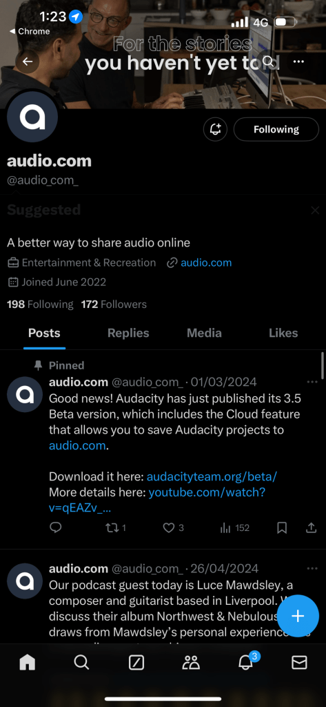 can audiocom be 4