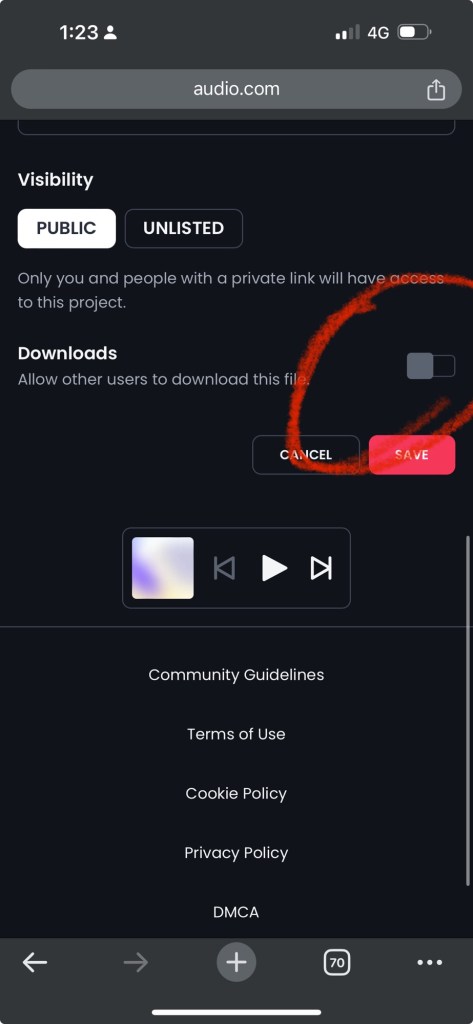 can audiocom be 7