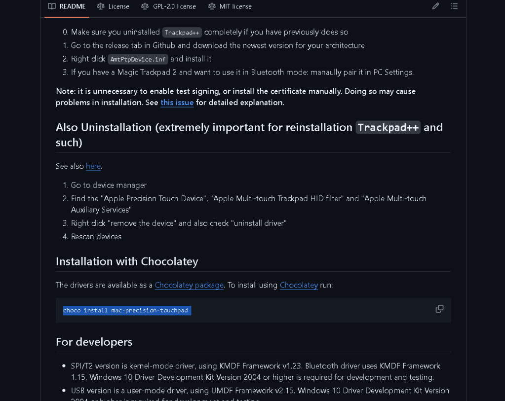 magic trackpad installation 1
