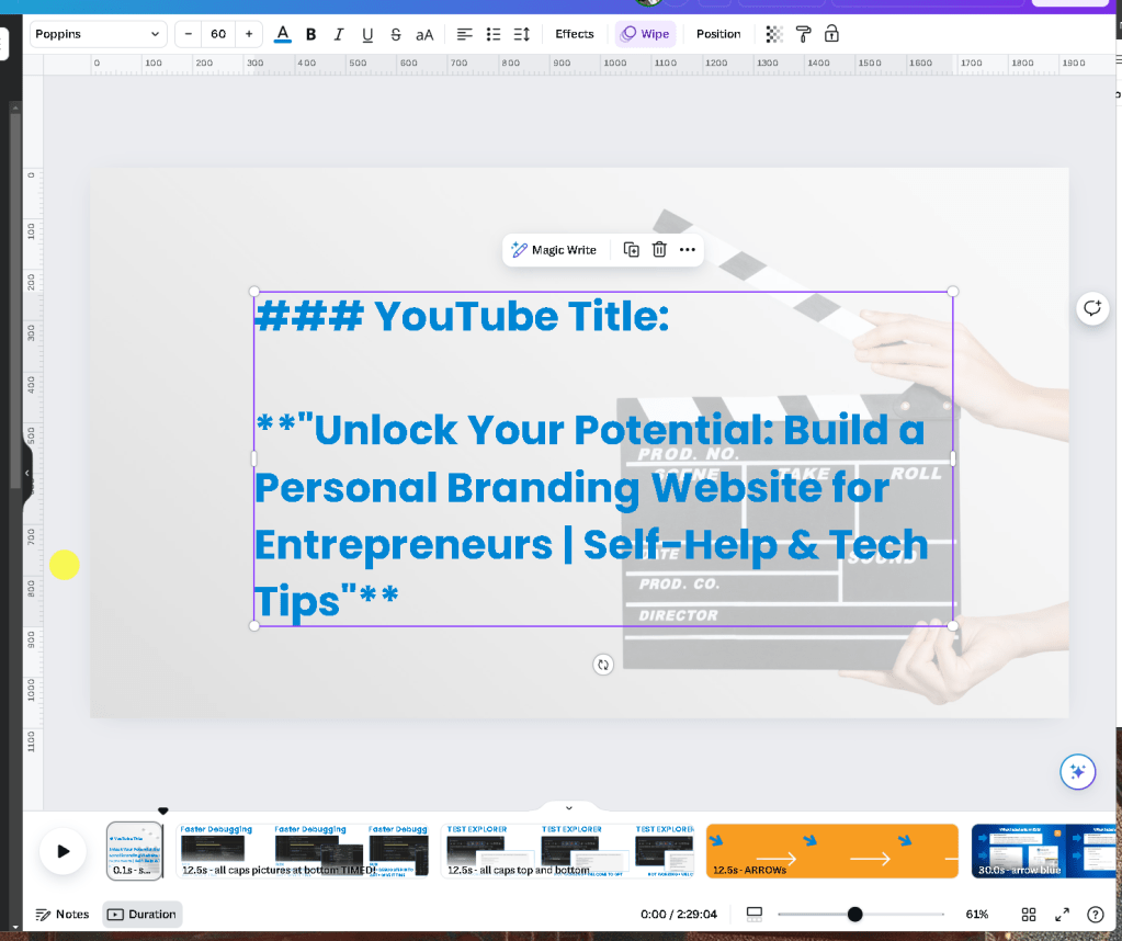 creating content from 6