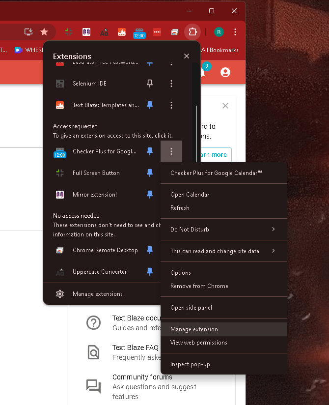 recreate profile chrome 12