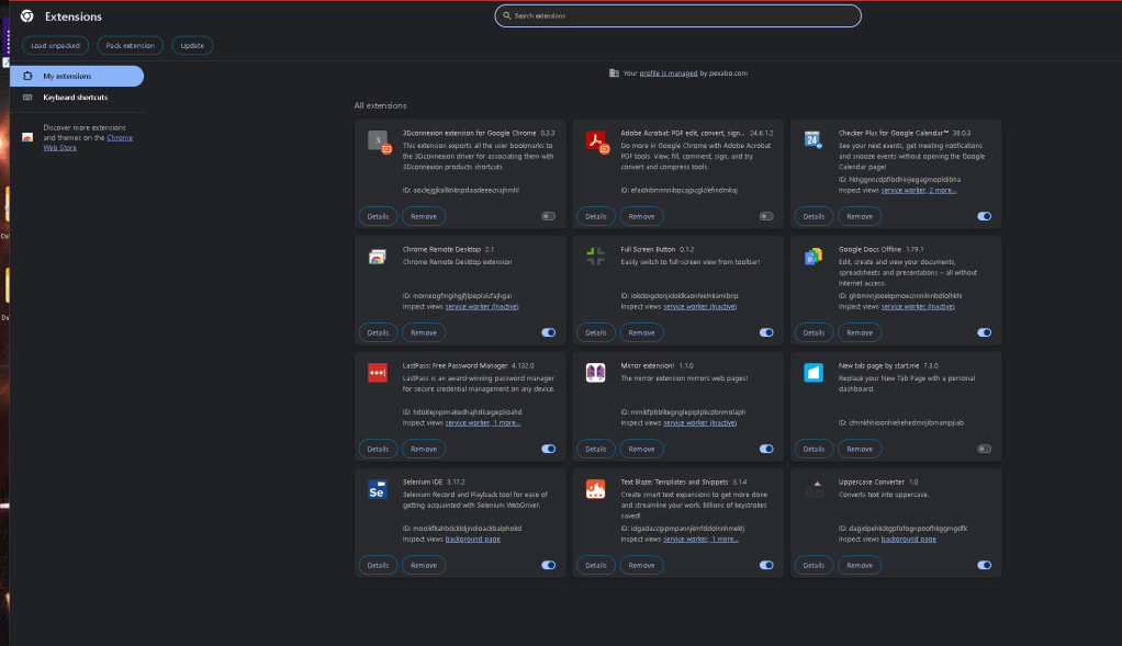recreate profile chrome 5