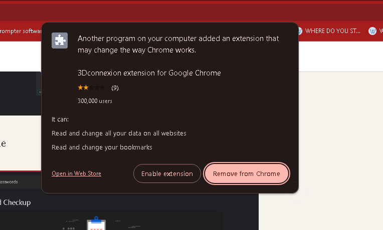 recreate profile chrome 8