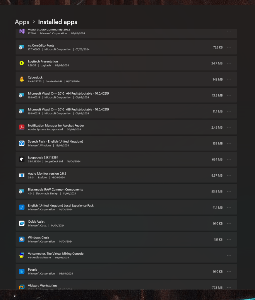 essential software for 10