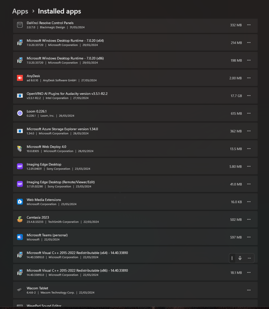 essential software for 8