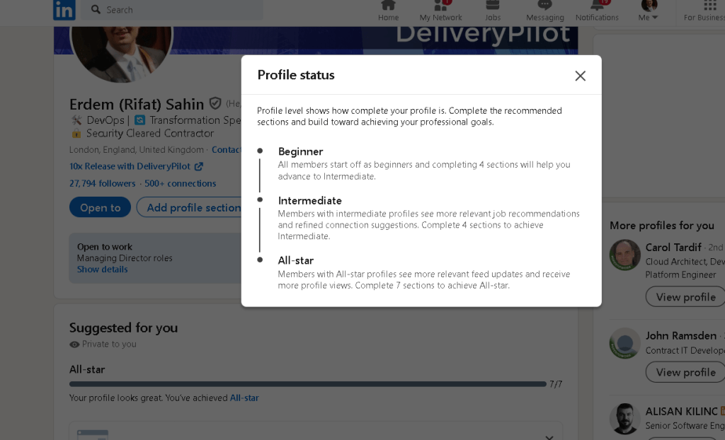 linkedin update for 2
