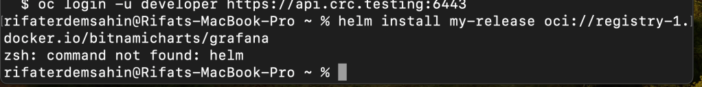 installing grafana with 2
