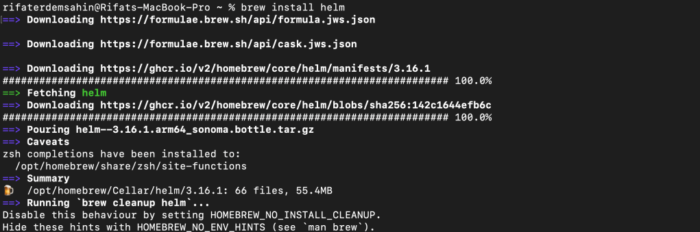 installing grafana with 3