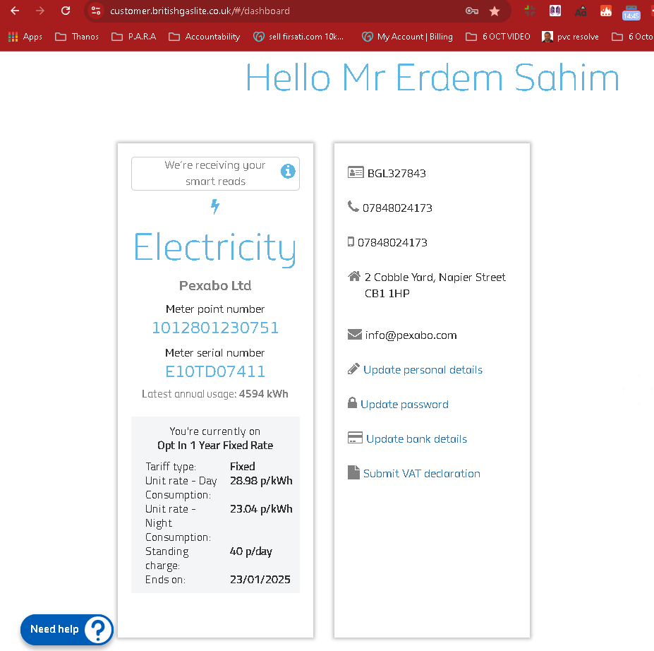 payments to electric 2