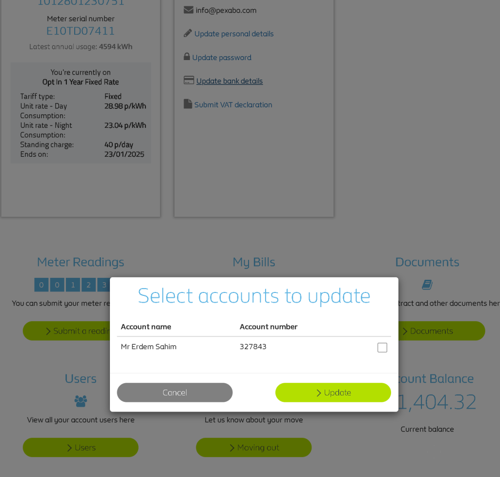 payments to electric 5
