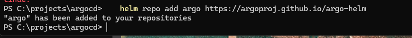 argocd installation on 25