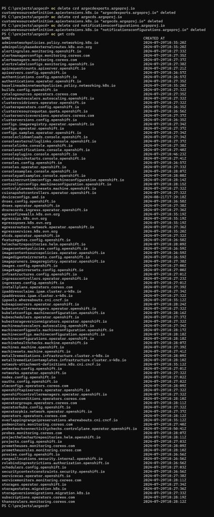 argocd installation on 33