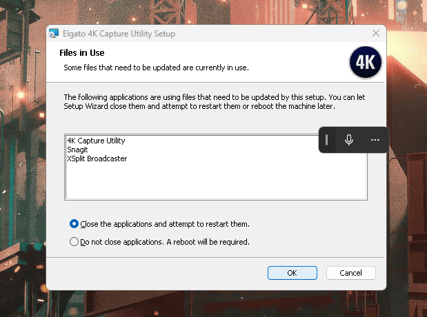 obs not picking 5