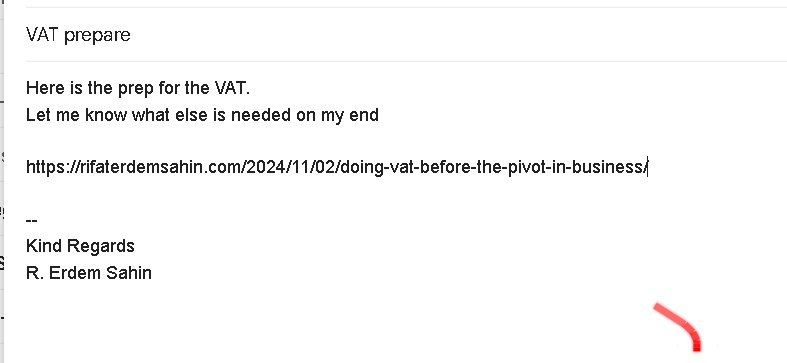 doing vat before 3