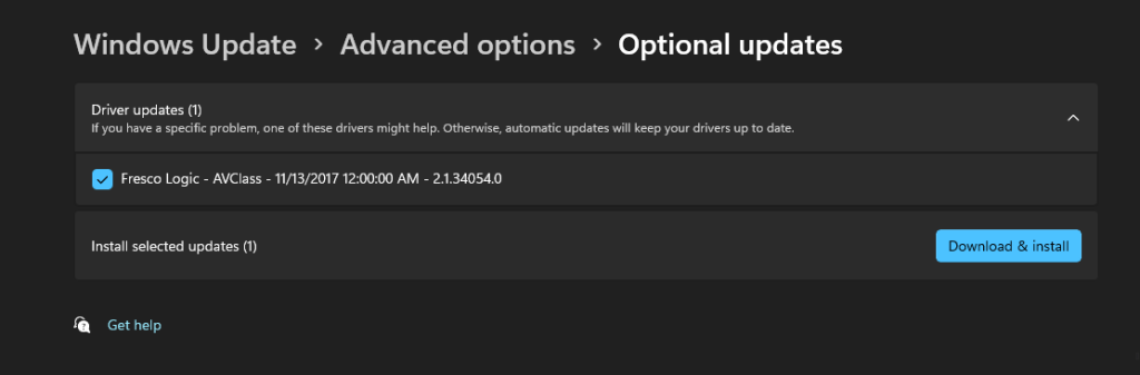 how to update 1