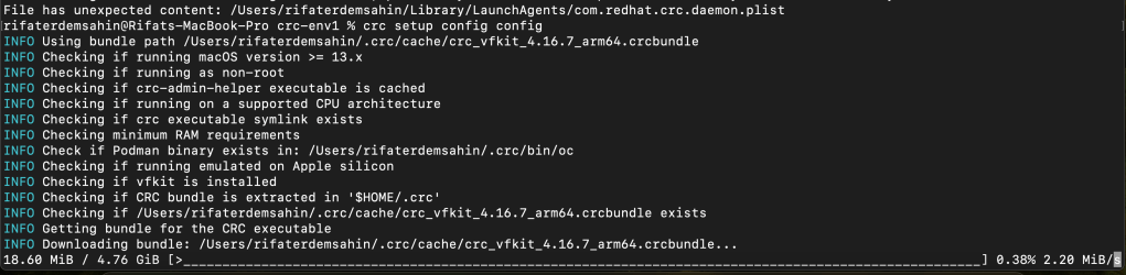 running two crc 17