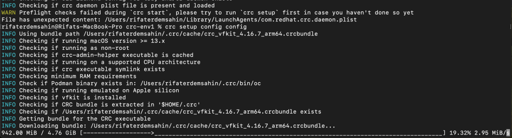 running two crc 18