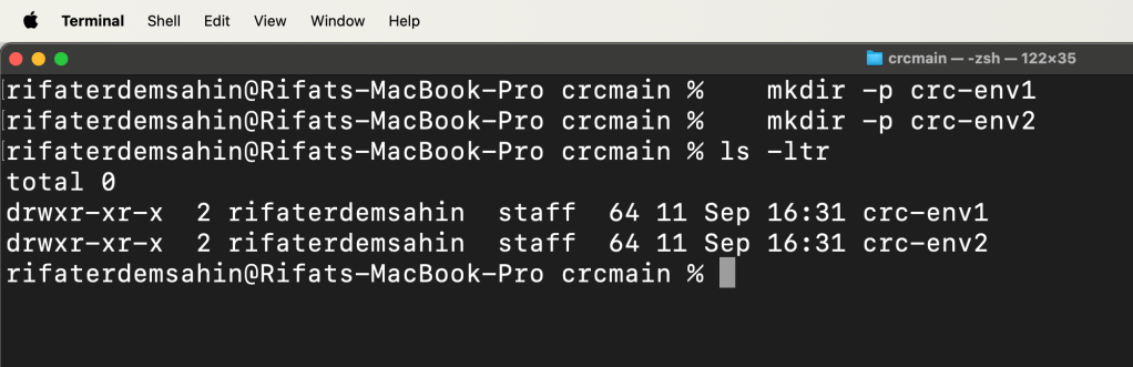 running two crc 2