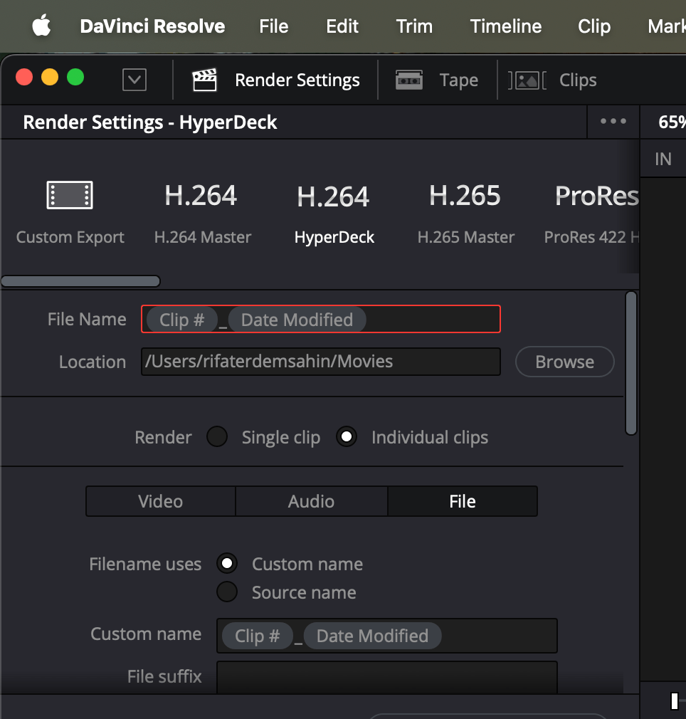 edit by transcript 47